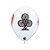 Balão de Festa Látex Liso Decorado - Naipes - 11" 28cm - 50 unidades - Qualatex Outlet - Rizzo - Imagem 1