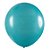 Balão de Festa Redondo Profissional Látex Liso 24'' 60cm - Azul Turquesa - 3 unidades - Art-Latex - Rizzo - Imagem 2