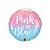 Balão de Festa Microfoil 18" 46cm - Redondo Blue or Pink? Ombré - 1 unidade - Qualatex Outlet - Rizzo - Imagem 1