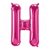 Balão de Festa Microfoil 34" 86cm - Letra H Magenta - 1 unidade - Qualatex Outlet - Rizzo - Imagem 1