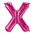 Balão de Festa Microfoil 34" 86cm - Letra X Magenta - 1 unidade - Qualatex Outlet - Rizzo - Imagem 1
