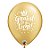 Balão de Festa Látex Liso Decorado - Frase The Greatest of All Time - 11" 27cm - 50 unidades - Qualatex Outlet - Rizzo - Imagem 1