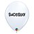Balão de Festa Látex Liso Decorado - Sucesso Branco - 11" 27cm - 6 unidades - Qualatex Outlet - Rizzo - Imagem 1
