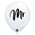 Balão de Festa Látex Liso Decorado - Mr Branco - 11" 27cm - 50 unidades - Qualatex Outlet - Rizzo - Imagem 1
