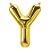 Balão de Festa Microfoil 16" 40cm - Letra Y Ouro - 1 unidade - Qualatex Outlet - Rizzo - Imagem 1