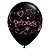 Balão de Festa Látex Liso Decorado - Princess Preto - 11" 27cm - 50 unidades - Qualatex Outlet - Rizzo - Imagem 1