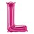 Balão de Festa Microfoil 34" 86cm - Letra L Magenta - 1 unidade - Qualatex Outlet - Rizzo - Imagem 1