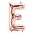 Balão de Festa Microfoil 34" 86cm - Letra E Ouro Rose - 1 unidade - Qualatex Outlet - Rizzo - Imagem 1