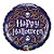 Balão de Festa Microfoil 18" 45cm - Redondo Happy Halloween Roxo - 1 unidade - Qualatex Outlet - Rizzo - Imagem 1