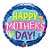 Balão de Festa Microfoil 18" 45cm - Redondo Happy Mother's Day! Banner - 1 unidade - Qualatex Outlet - Rizzo - Imagem 1