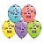 Balão de Festa Látex Liso Decorado - Borboletas Sortidos - 11" 27cm - 50 unidades - Qualatex Outlet - Rizzo - Imagem 1