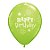 Balão de Festa Látex Liso Decorado - Happy Birthday Verde Lima - 11" 27cm - 50 unidades - Qualatex Outlet - Rizzo - Imagem 1