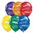Balão de Festa Látex Liso Decorado - Way To Go Congrats! Sortidos - 11" 27cm - 50 unidades - Qualatex Outlet - Rizzo - Imagem 1
