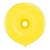 Balão de Festa Látex Donut - Amarelo - 16" 40cm - 25 unidades - Qualatex Outlet - Rizzo - Imagem 1