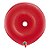 Balão de Festa Látex Donut - Vermelho Rubi - 16" 40cm - 25 unidades - Qualatex Outlet - Rizzo - Imagem 1
