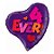Balão de Festa Microfoil 38" 96cm - Coração I Love You 4ever - 1 unidade - Qualatex Outlet - Rizzo - Imagem 1