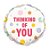 Balão de Festa Microfoil 4" 10cm - Redondo Thinking Of You! Pontos - 1 unidade - Qualatex Outlet - Rizzo - Imagem 1