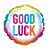 Balão de Festa Microfoil 4" 10cm - Redondo Good Luck! Colorido - 1 unidade - Qualatex Outlet - Rizzo - Imagem 1