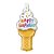 Balão de Festa Microfoil 14" 35cm - Casquinha Happy Birthday - 1 unidade - Qualatex Outlet - Rizzo - Imagem 1