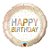 Balão de Festa Microfoil 4" 10cm - Redondo Happy Birthday! Rose - 1 unidade - Qualatex Outlet - Rizzo - Imagem 1