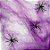 Decoração de Halloween Teia de Aranha - Roxo - 1 unidade - Rizzo - Imagem 2