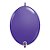 Balão de Festa Látex Liso Decorado Q-Link - Violeta Púrpura - 6" 15cm - 50 unidades - Qualatex Outlet - Rizzo - Imagem 1