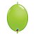 Balão de Festa Látex Liso Q-Link - Verde Lima - 12" 30cm - 50 unidades - Qualatex Outlet - Rizzo - Imagem 1