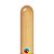 Balão de Festa Canudo - Ouro Cromado 260Q - 100 unidades - Qualatex Outlet - Rizzo - Imagem 1