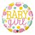 Balão de Festa Microfoil 18" 45cm - Redondo Baby Girl! Rosa - 1 unidade - Qualatex Outlet - Rizzo - Imagem 1