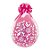 Balão de Festa Látex Liso Decorado - Estampa Damasco Transparente - 18" 46cm - 25 unidades - Qualatex Outlet - Rizzo - Imagem 1