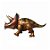 Balão de Festa Metalizado 46" 117cm - Dinossauro Triceratops 4D - 1 unidade - Rizzo - Imagem 1