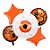 Kit Balões Halloween Olho Esbugalhado - Buque com 5 Balões - Rizzo - Imagem 1
