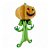 Balão de Festa Metalizado 56" 142cm - Spooky Pumpkin - 1 unidade - Rizzo - Imagem 1
