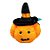 Pelúcia Abóbora Surpresa com Chapéu 20 cm - Halloween - 1 unidade - Rizzo - Imagem 1