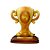 Balão de Festa Metalizado 41" 106cm - Troféu  - 1 unidade - Rizzo - Imagem 1
