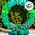 Balão de Festa Látex Liso 9''23cm Redondo  - Tiffany - 50 unidades - Balões São Roque - Rizzo - Imagem 2