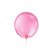 Balão de Festa Látex Liso 9''23cm Redondo  - Rosa Chiclete - 50 unidades - Balões São Roque - Rizzo - Imagem 1