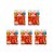 Balão de Festa Látex Liso 11'' - Vermelho - 5 pacotes - 250 unidades - Atacado São Roque - Rizzo - Imagem 1