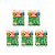 Balão de Festa Látex Liso 11'' - Verde Maçã - 5 pacotes - 250 unidades - Atacado São Roque - Rizzo - Imagem 1