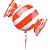 Balão de Festa Metalizado 18" 45cm - Candy Vermelho - 1 unidade - Cromus - Rizzo - Imagem 1