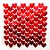 Painel Metalizado Shimmer Wall Coração Vermelho - 30x30cm - 1 unidade - Rizzo - Imagem 1