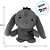 Coelho de Pelúcia Bege com Coroa - 22cm - 1 unidade - Rizzo - Imagem 2
