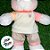 Coelho de Pelúcia com Mangas Coloridas Rosa - 38cm - 1 unidade - Rizzo - Imagem 3