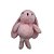Coelho de Pelúcia com Gravata Borboleta - Rosa - 29cm - 1 unidade - Rizzo - Imagem 1