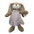 Coelha de Pelúcia com Vestido Pontilhado Vermelho - 42cm - 1 unidade - Rizzo - Imagem 1