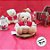 Urso de Pelúcia de Natal - Gorro Noel - Bege - 1 unidade - Cromus - Rizzo - Imagem 2