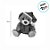 Urso de Pelúcia com Gorro - Cinza - 32cm  - 1 unidade - Cromus - Rizzo - Imagem 5