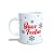 Caneca de Porcelana Boas Festas Urso Polar - 1 unidade - Rizzo - Imagem 1