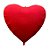 Balão de Festa Microfoil 60'' 1,20m - Coração Vermelho Fosco Gigante  - 1 unidade - Rizzo - Imagem 5