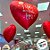 Balão de Festa Microfoil 60'' 1,20m - Coração Vermelho Fosco Gigante  - 1 unidade - Rizzo - Imagem 4